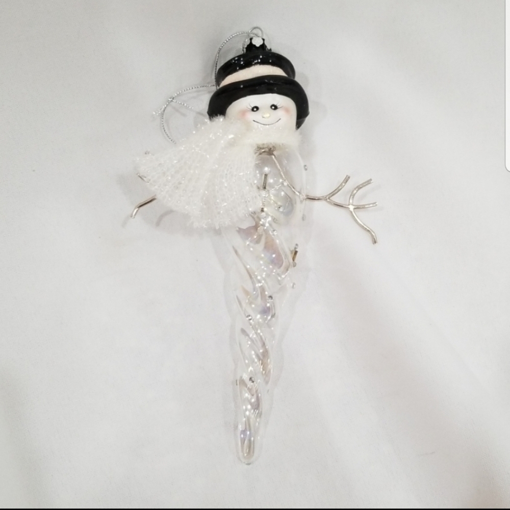 Icicle Snow-woman Ornament